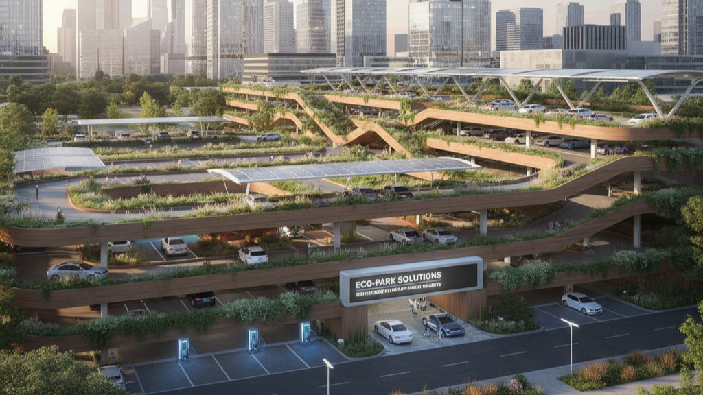 Akıllı şehir arka planı